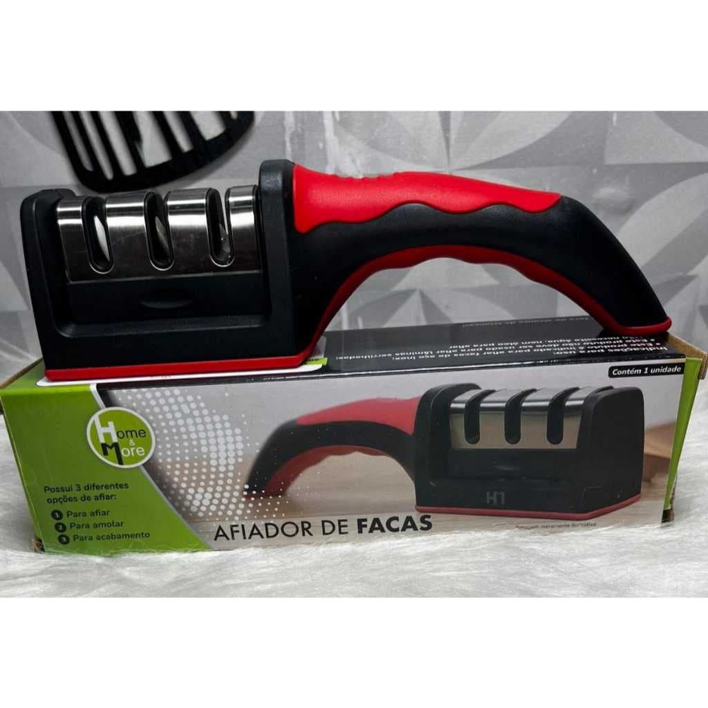 Afiador de Facas Portátil – Prático, Seguro e Eficiente!