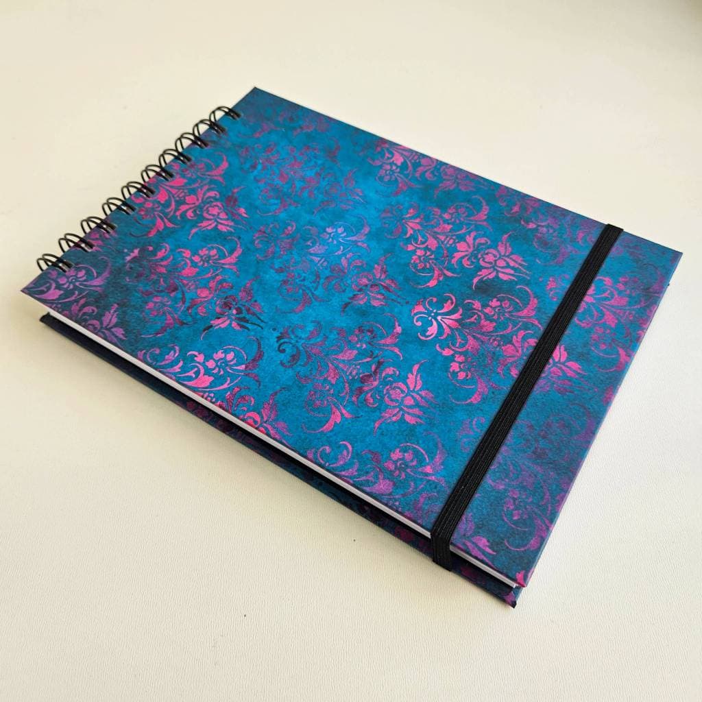 Caderno Sketchbook Desenho e Aquarela A5 21x15cm - 90g, 120g, 240g, 300g Damasco