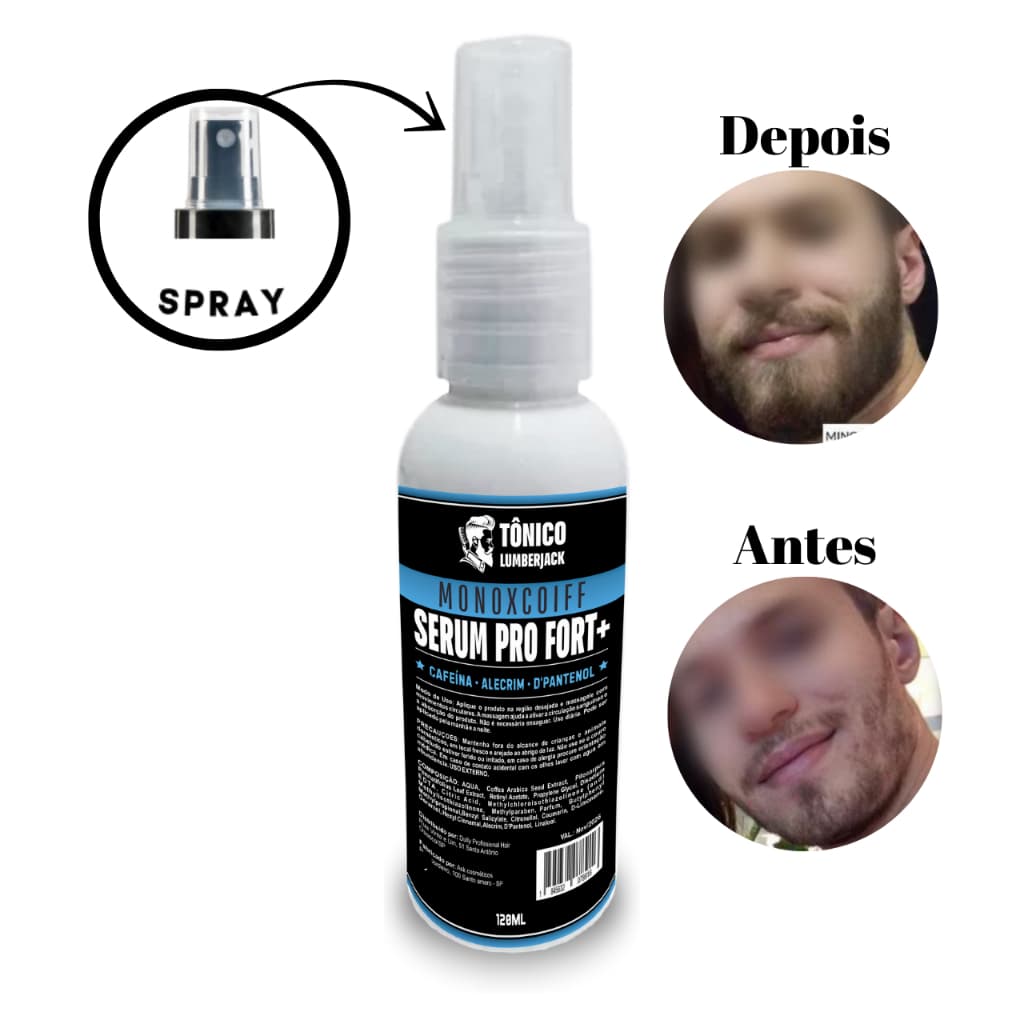 Tônico Capilar Antiqueda Forte – Crescimento Cabelo, Barba e Sobrancelhas