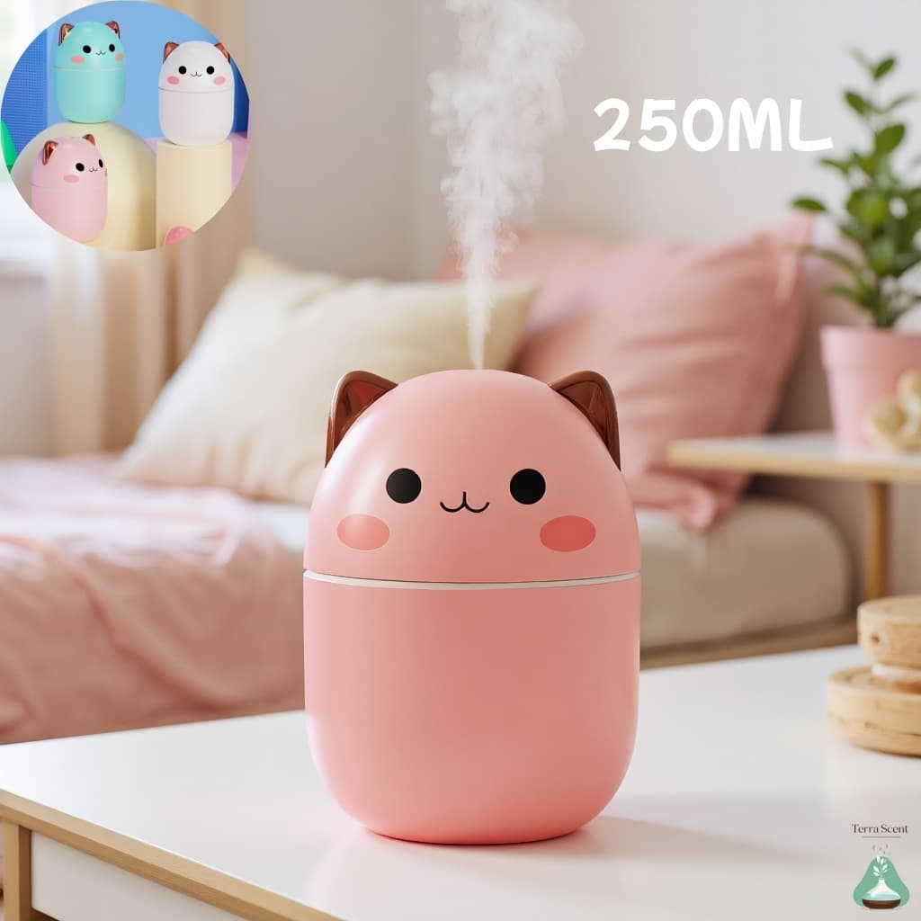 Umidificador De Ar E Aromatizador Ambiente Aparelho Purificador Difusor De Essencial Formato USB