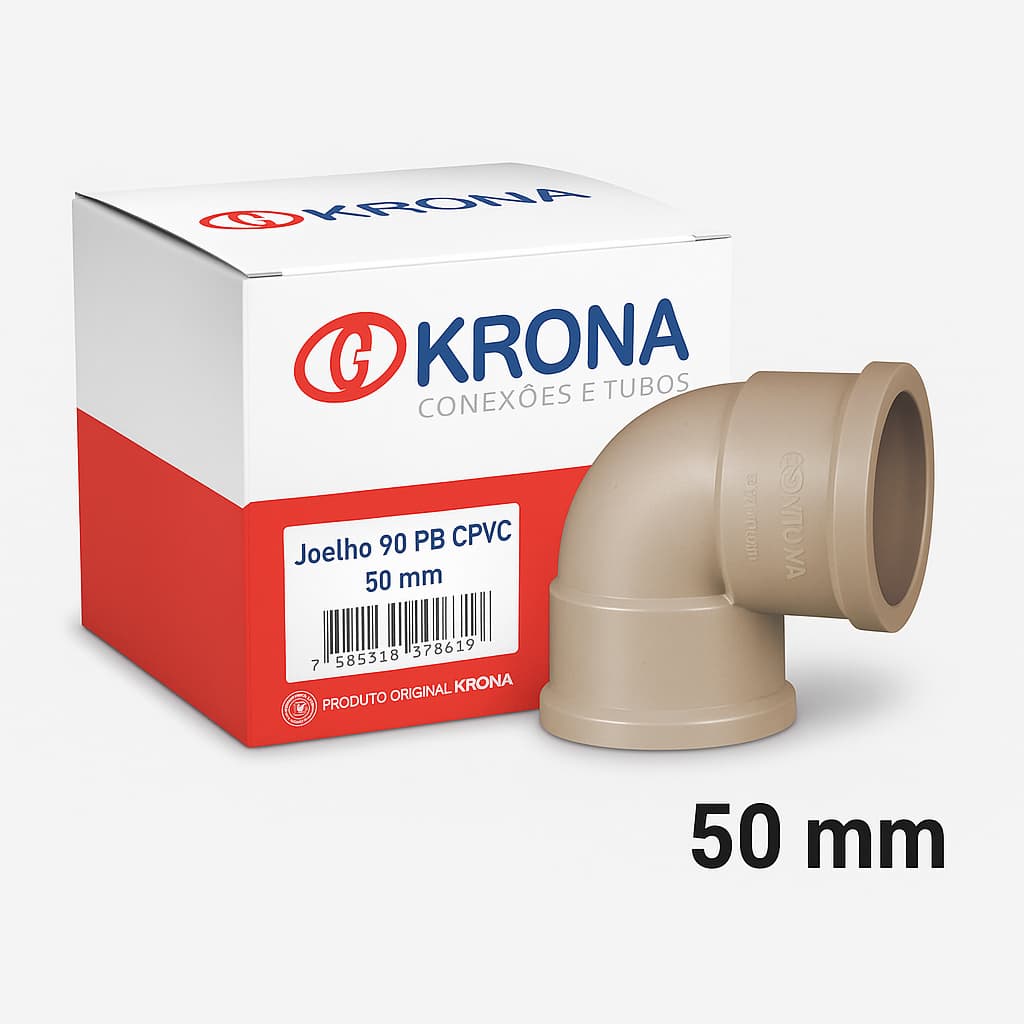 Joelho Soldável 90° 50 mm - Krona