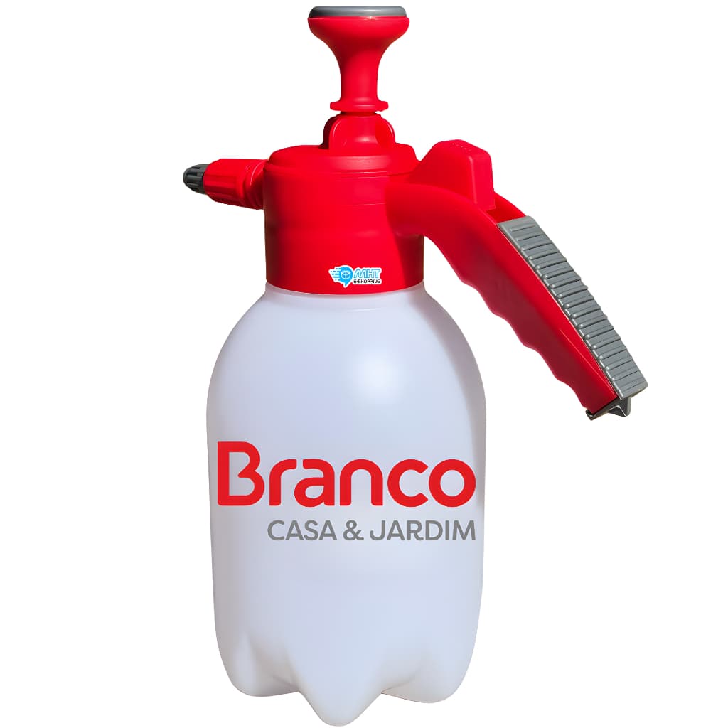 Pulverizador Manual 1.5L Litros Com Compressão Prévia BRANCO