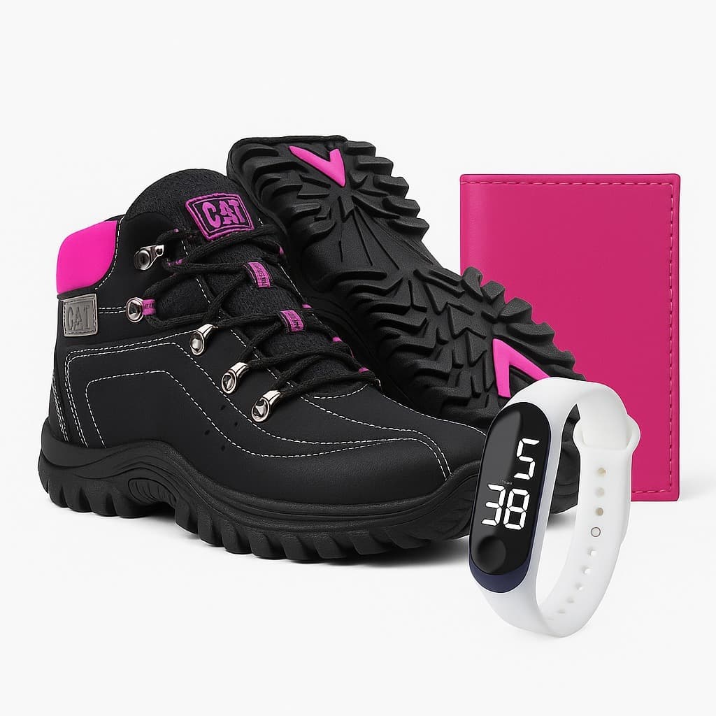 Kit Bota Feminina Otimizada Confortável