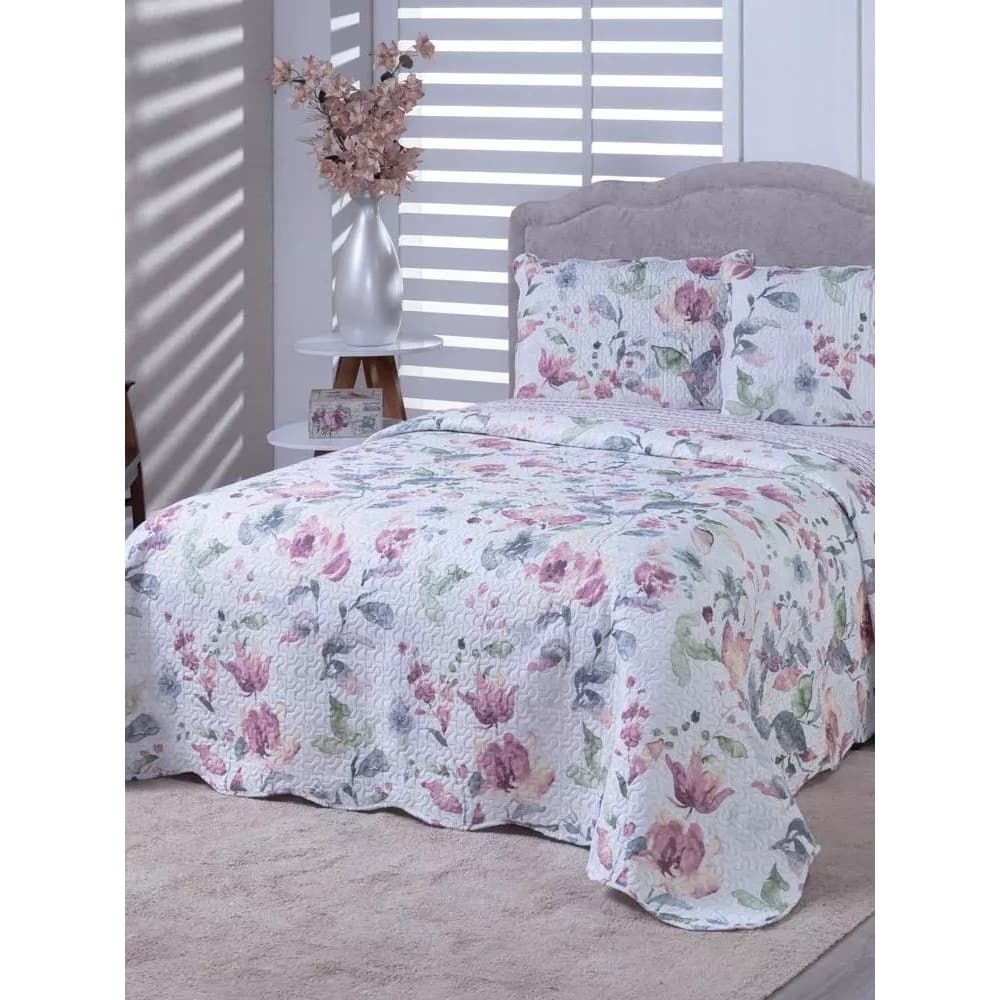 COBRE LEITO FEMININO SOLTEIRO AVULSO S/FRONHAS