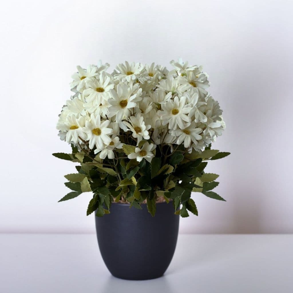 ENVIO FULL - 2 Buquês de Margaridas Artificiais | Flores Perfeitas P Decoração de Mesa, Sala e Festa