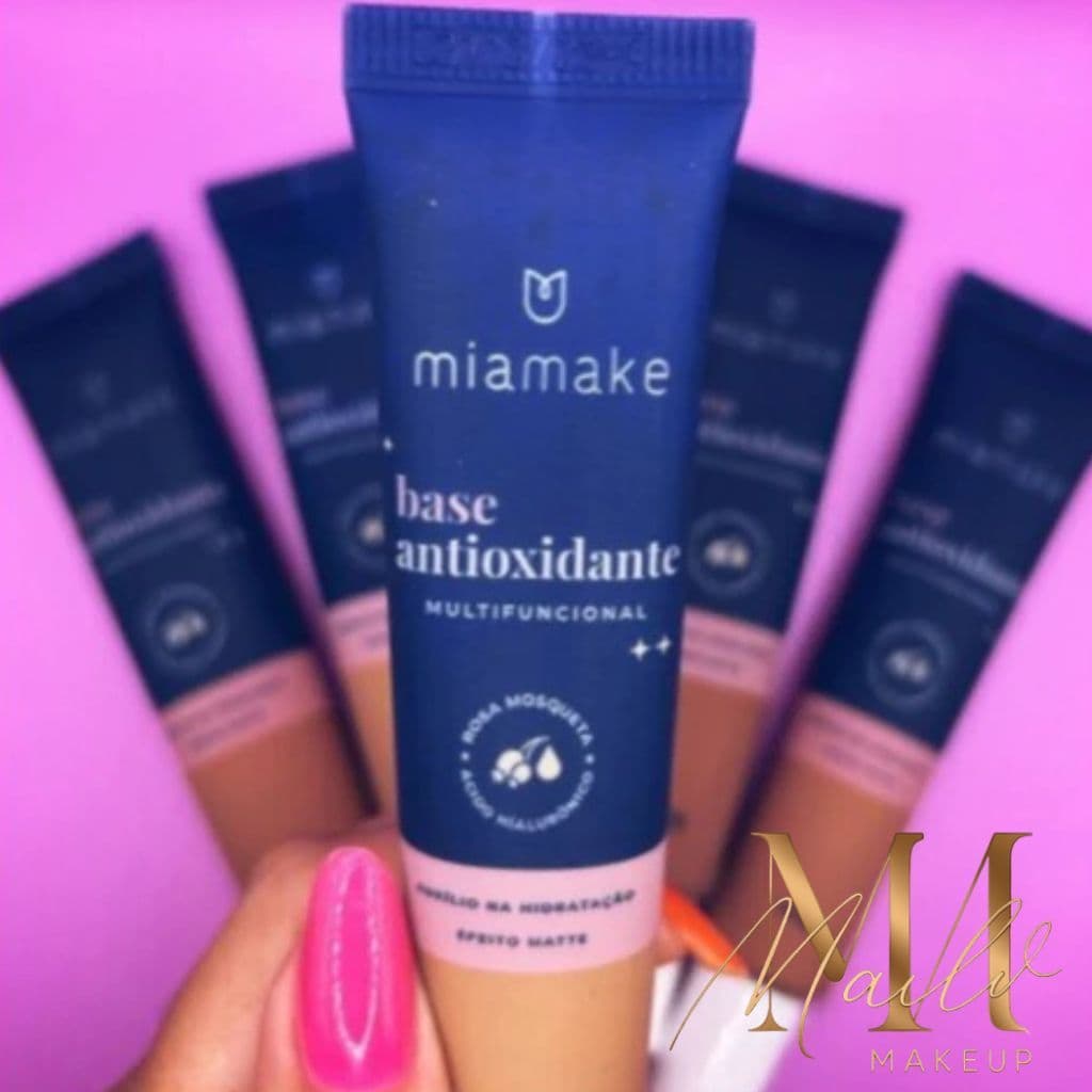 BASE ANTIOXIDANTE COBERTURA MEDIA MULTIFUNCIONAL EFEITO MATTE - MIA MAKE