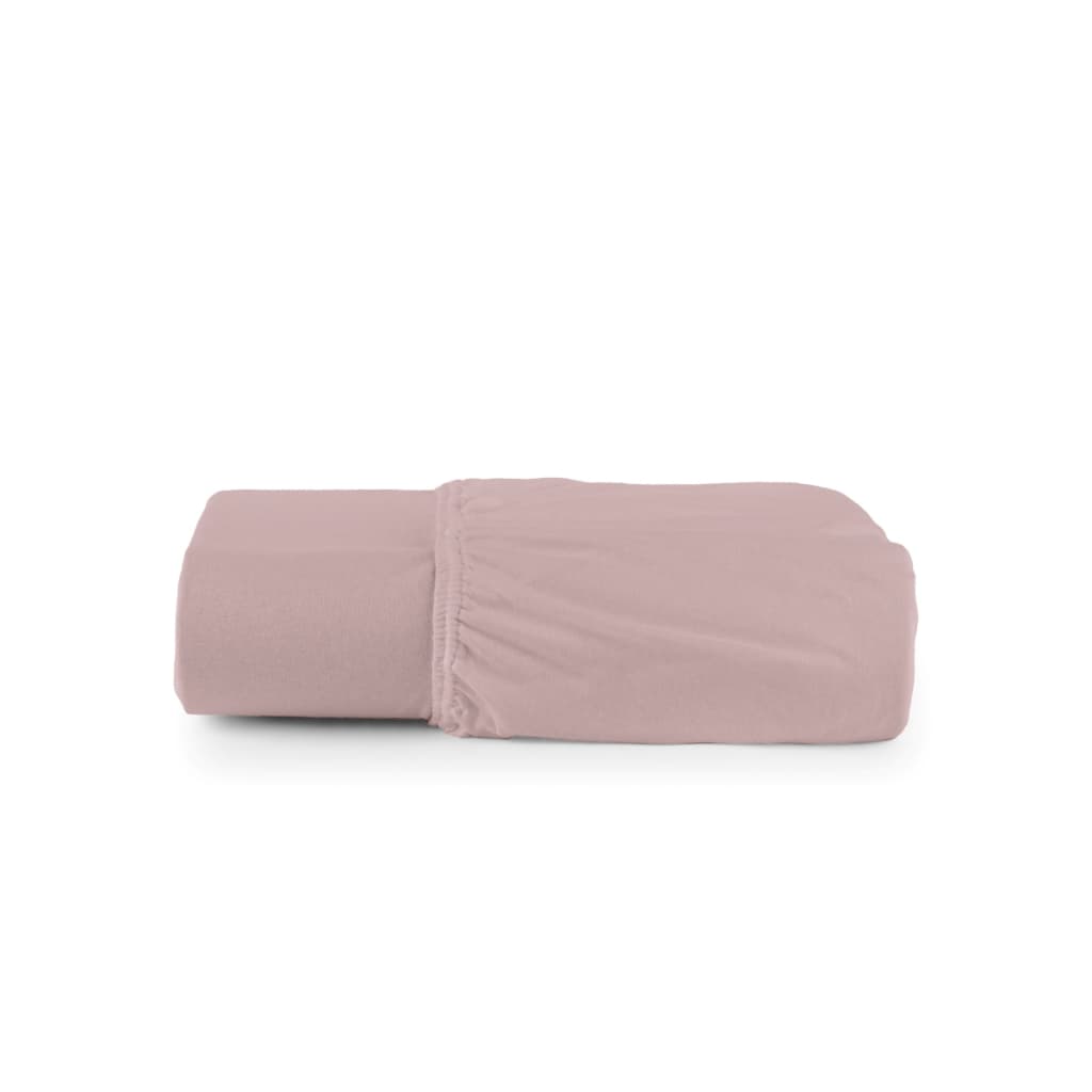 Lençol Avulso com Elático Solteiro Malha 100% Algodão Linha Premium Rosê