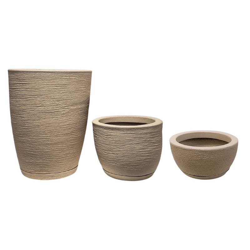 kit 3 vasos luxuosos luxo decorativo flor planta moderno