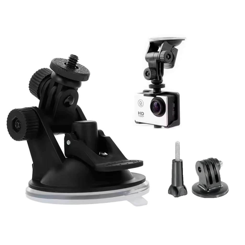 Suporte Com Ventosa Vidro Carro Veiculo Gopro