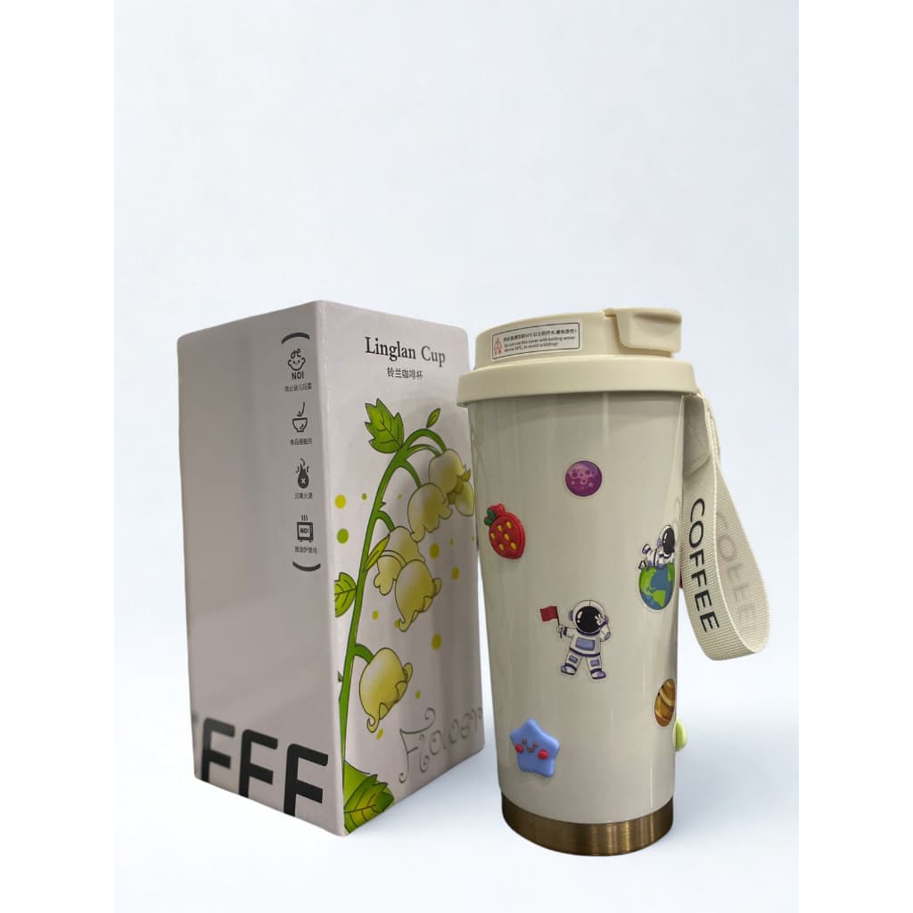 Caneca Copo Café Coffee Térmico Aço Inoxidável premium 600ML Anti-vazamento Presente Ideal
