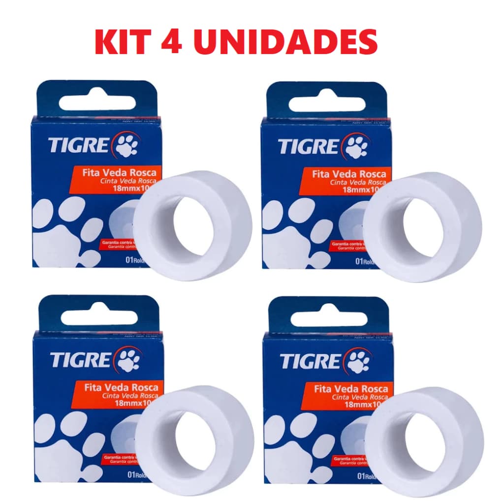 VEDA ROSCA TIGRE FITA TEFLON 18mm x 10metros
