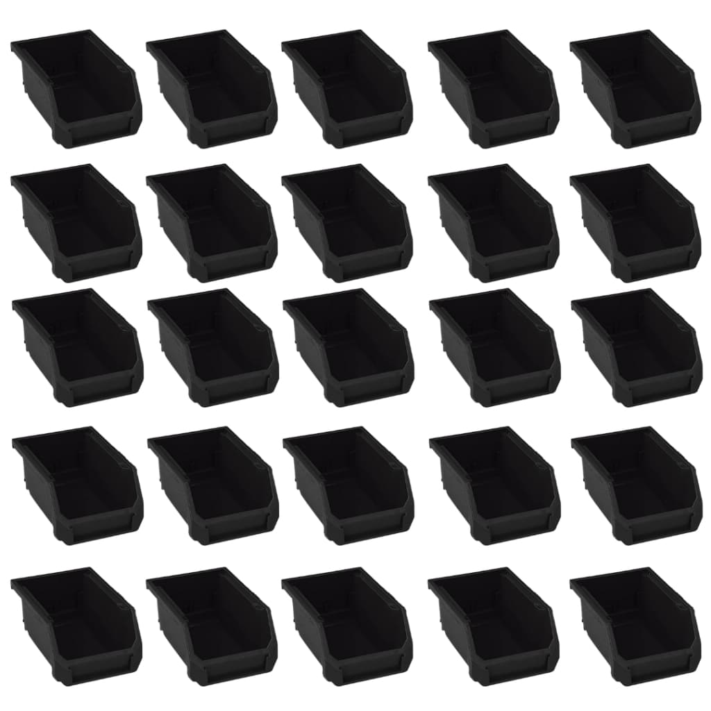 Kit Com 30 Gaveteiros de Plástico Organizador Nº3 Resistente Empilhável Cesto