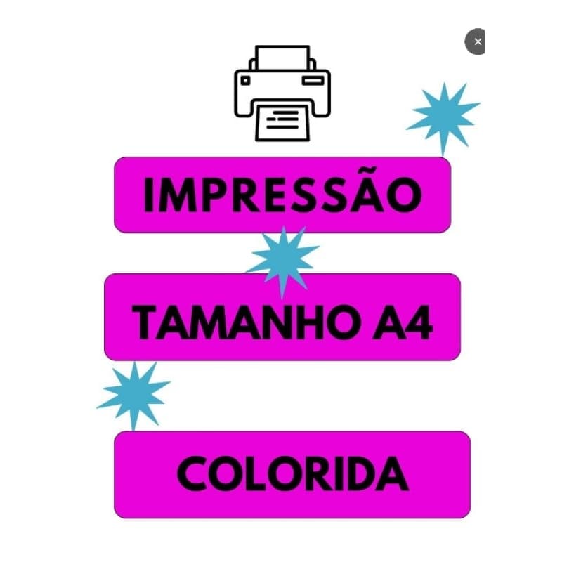 Impressão A4 Colorida Frente e verso até 200 Folhas