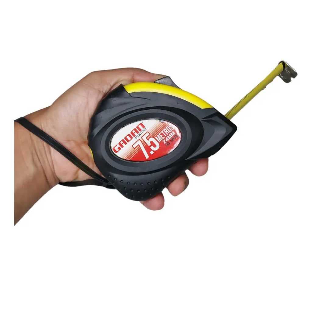 Gadan Trena Métrica 7,5mx24mm Emborrachada Com Trava Profissional