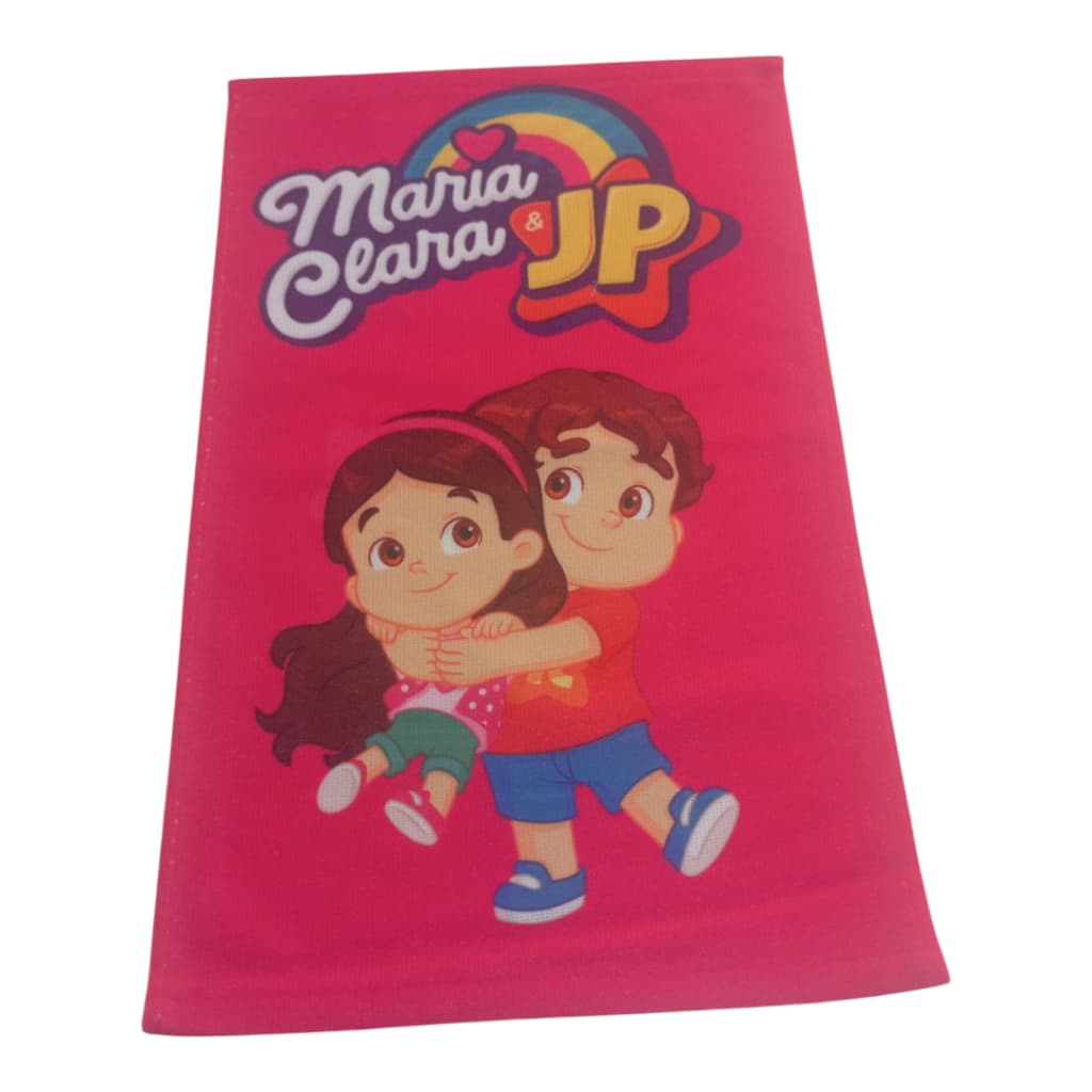Toalha de rosto/ Toalha de mão Lancheira Maria Clara e JP