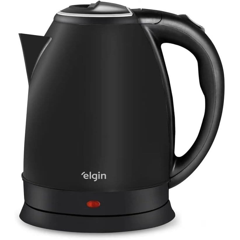CHALEIRA ELÉTRICA ELGIN INOX PRETA | 127V OU 220V (NÃO BIVOLT) | AQUECIMENTO RÁPIDO