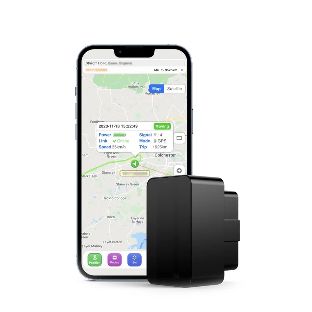 Rastreador GPS Veicular OBDII Plug and Play com Alarme e Rastreamento em Tempo Real