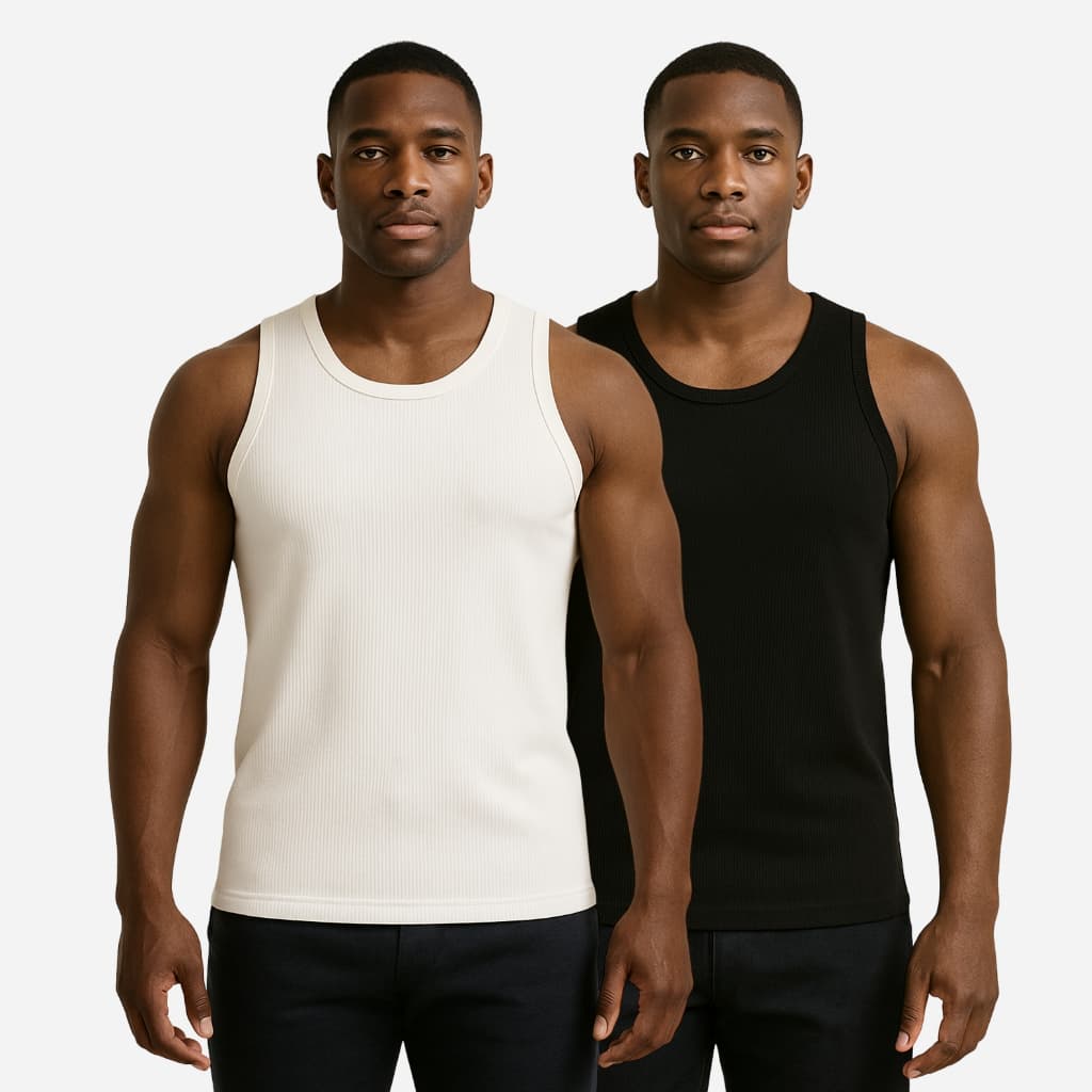 Regata Masculina Americana Canelada Slim Treino Academia Casual Lisa