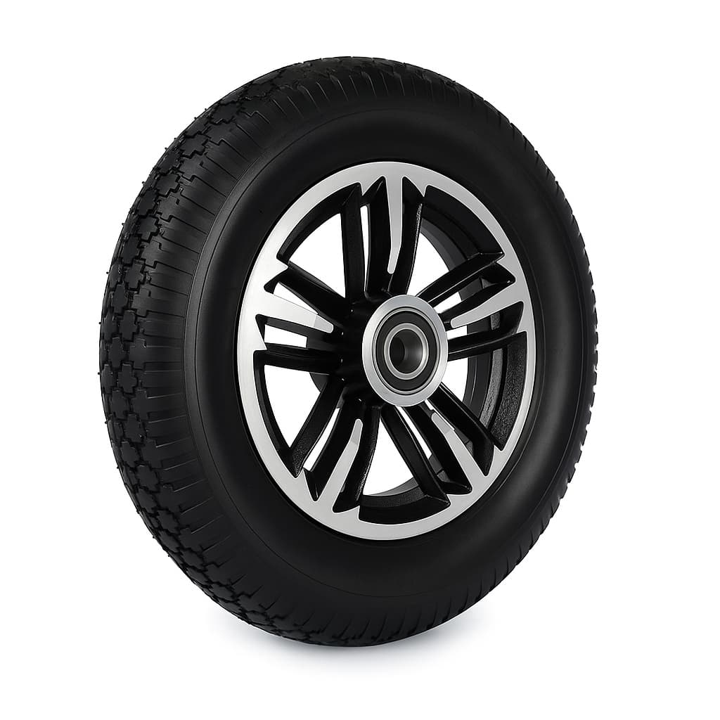 Roda aro 8 alumínio carrinhos de carga 3.25-8 2 lonas com rolamento