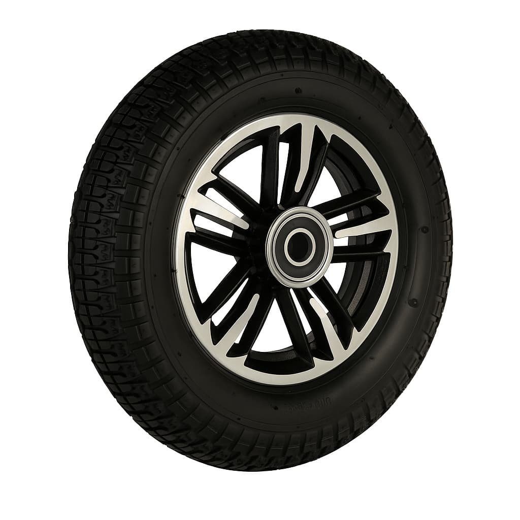Roda aro 8 alumínio carrinhos de carga 3.50-8 4 lonas com rolamento