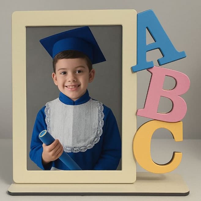 Kit 20 Unidades Formandos ABC Infantil Candy Colors Formatura ABC
