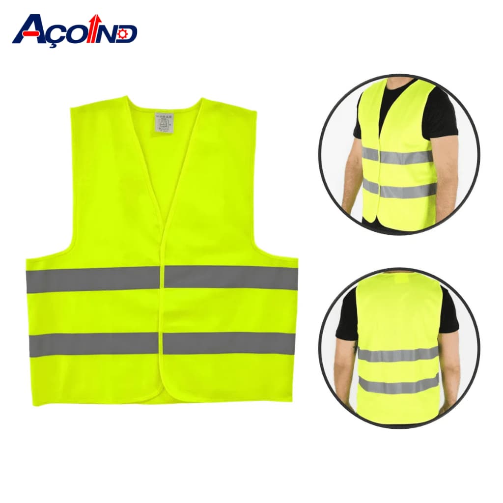 Colete Refletivo Jaqueta Amarelo Proteplus