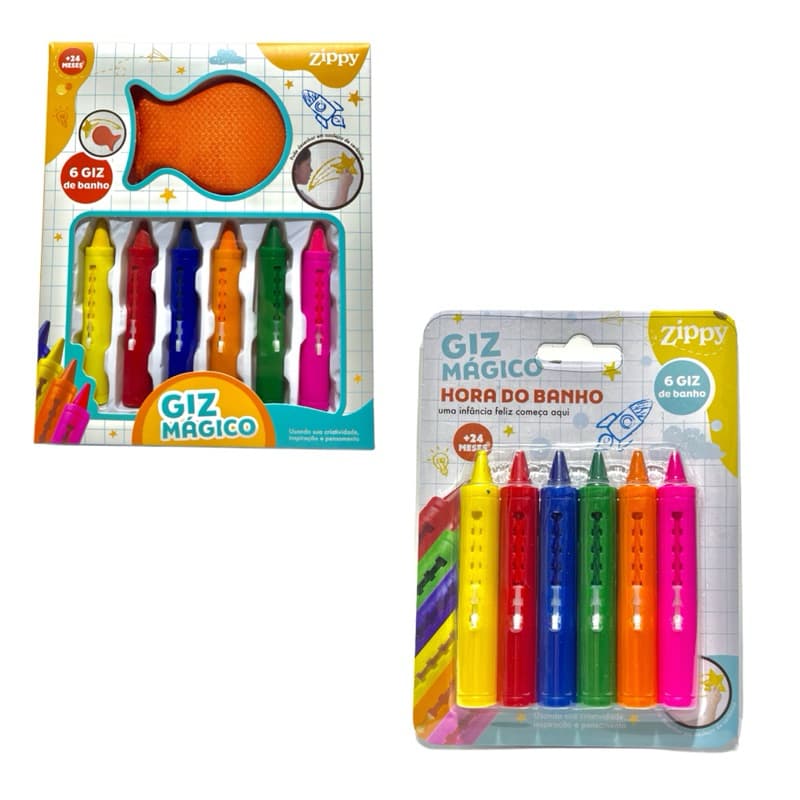 Giz Mágico “Hora do Banho” com ou sem Esponja - Zippy Toys