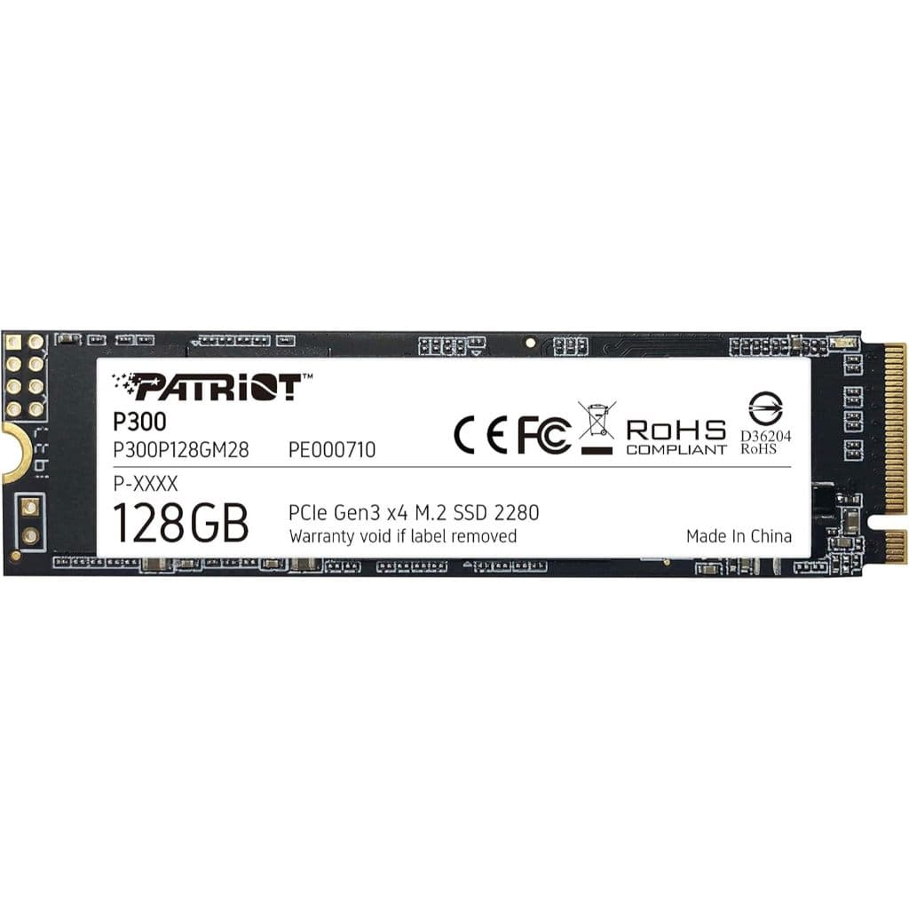 SSD PATRIOT 128GB P300 NVME M.2 2280 P300P128GM28