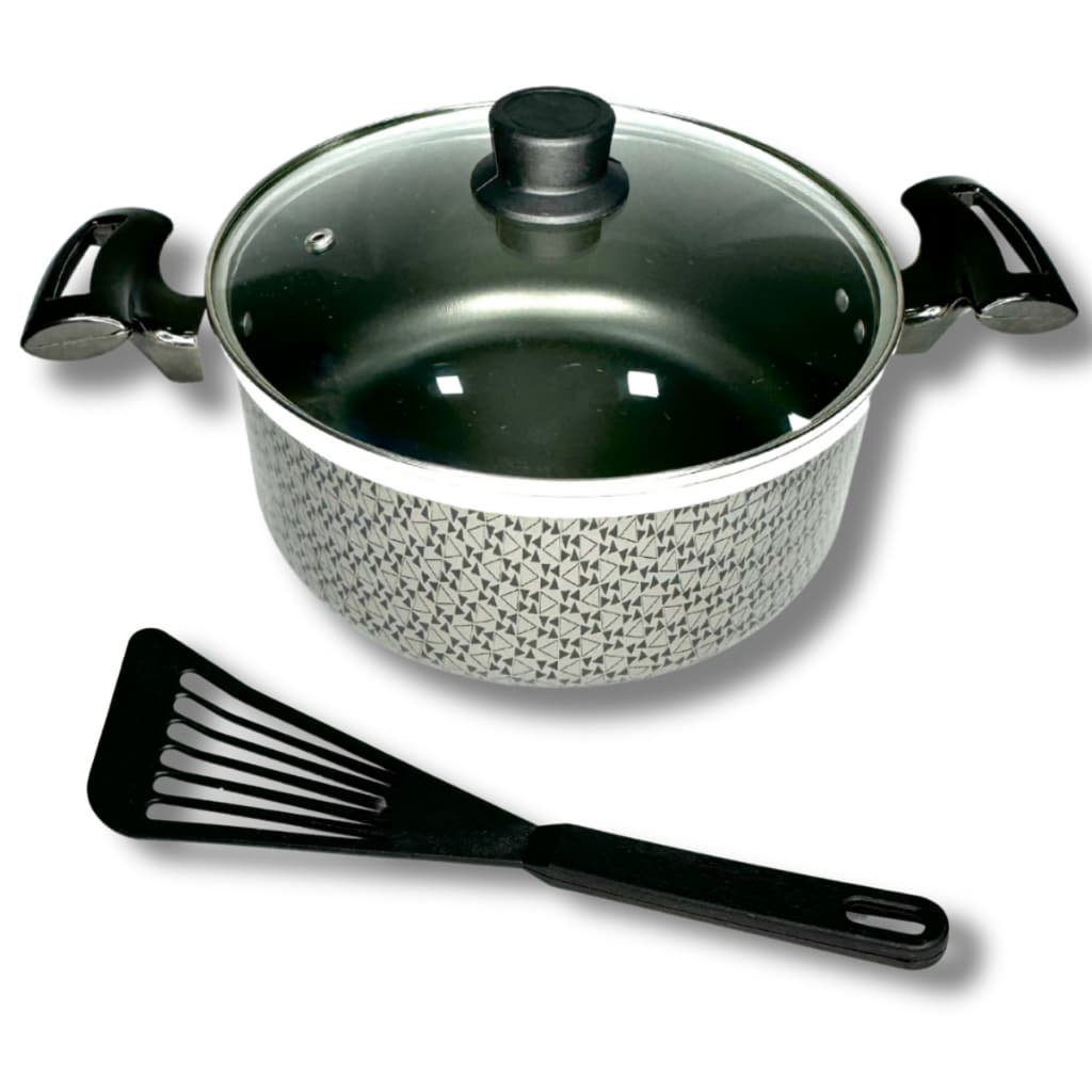 PANELA/CAÇAROLA  AVULSAS 22CM/20cm/18cm e 16cm Antiaderente c/ Tampa de Vidro