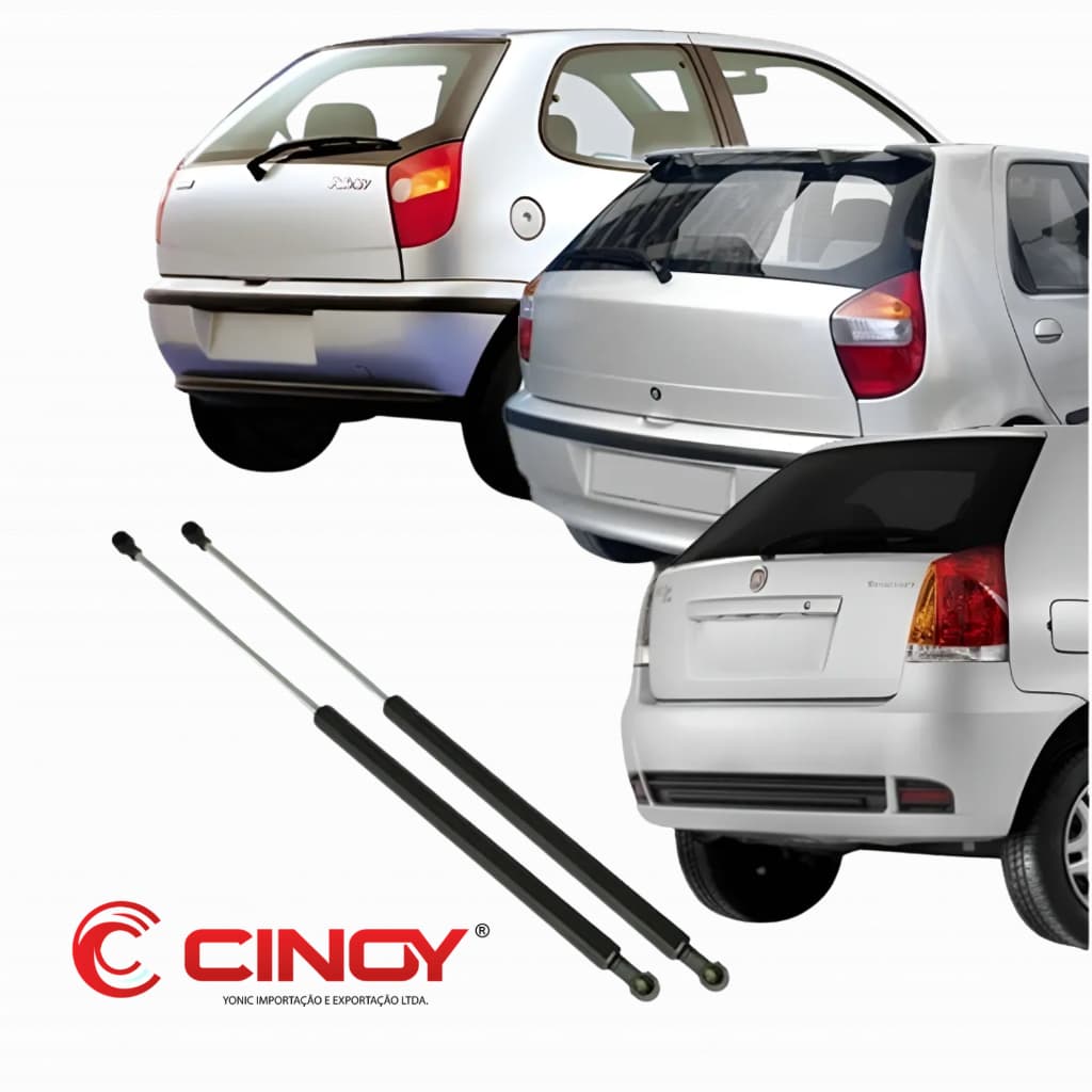 Par Amortecedor Mala Fiat Palio 96 97 98 99 00 01 02 03 04 05 06 07 08 09 10 11 12 13 14 15 16 Tampa