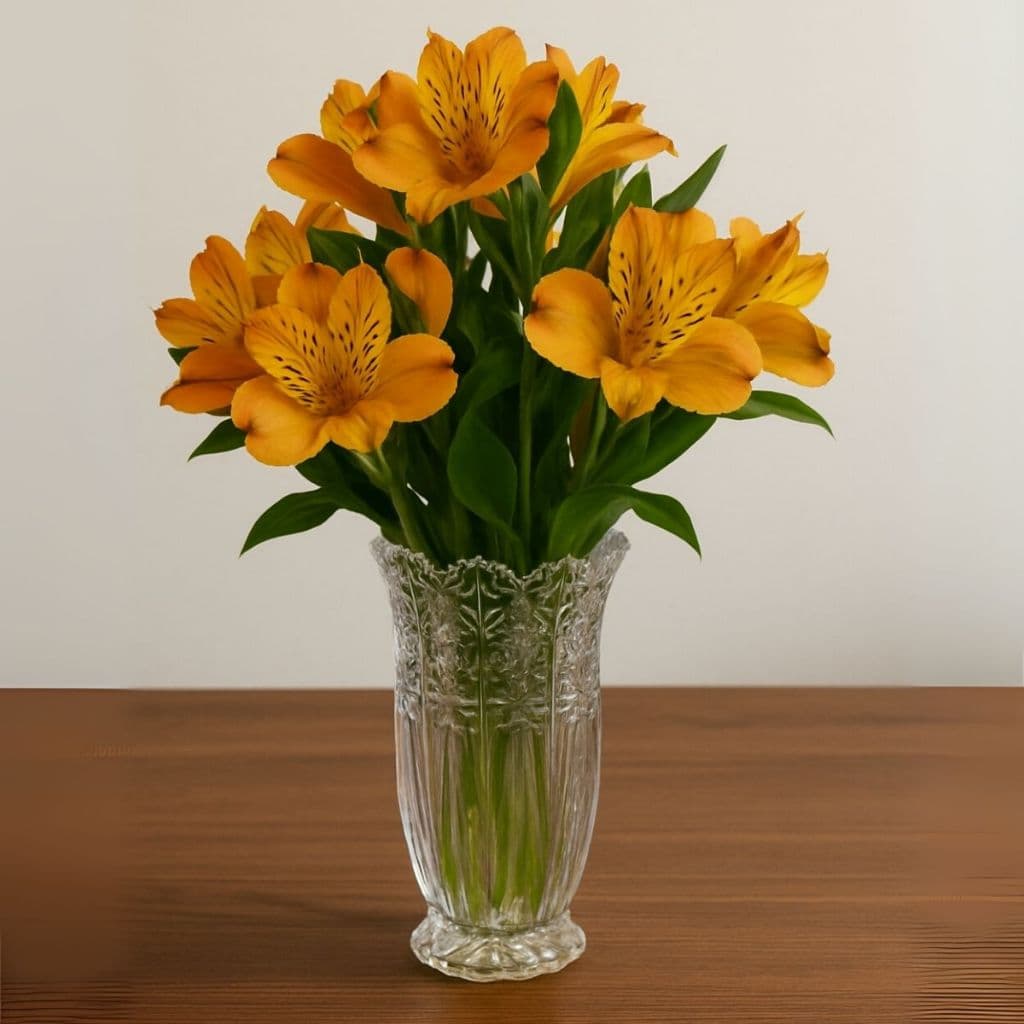 Vaso Decorativo Transparente Leve Arranjo Centro de Mesa Elegante Brilhante Decoração de Ambientes