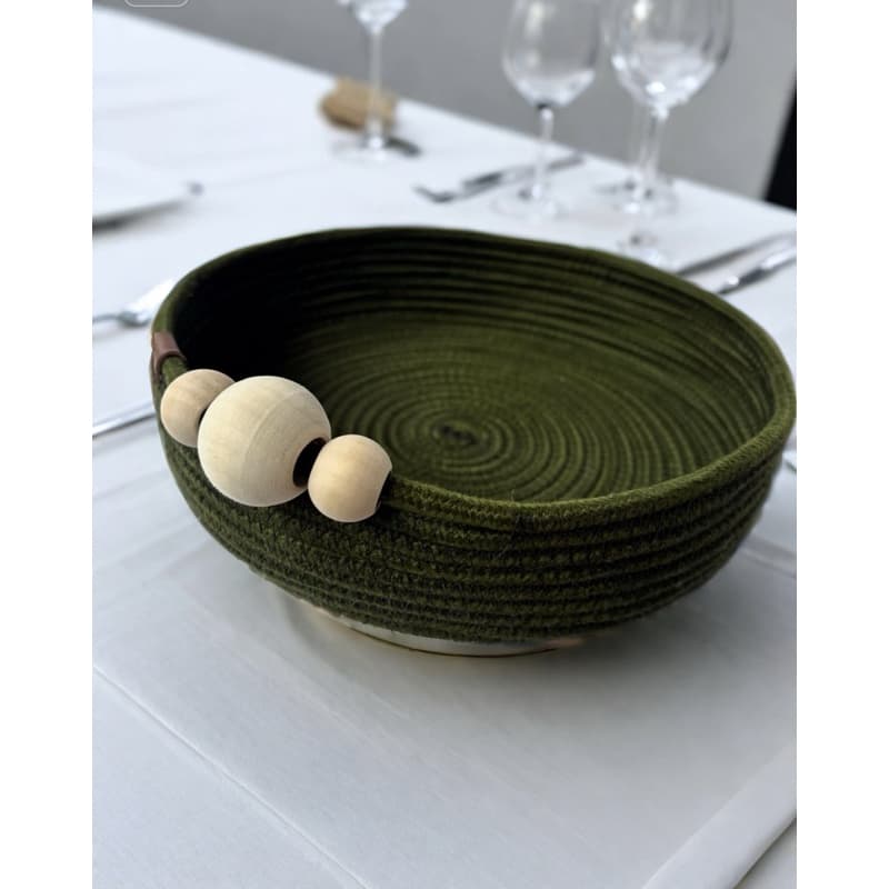 Cesto para mesa posta/cestaria/organizador/decoracão