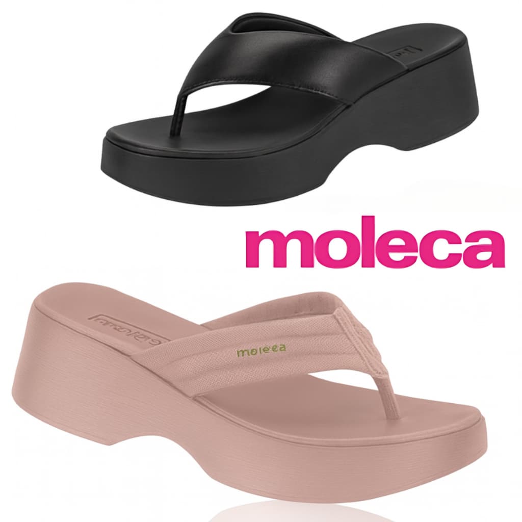 Sandalia Moleca Original Anabela Plataforma Conforto Lançamento Tamanco Flatform Beira Rio Tratoradaa