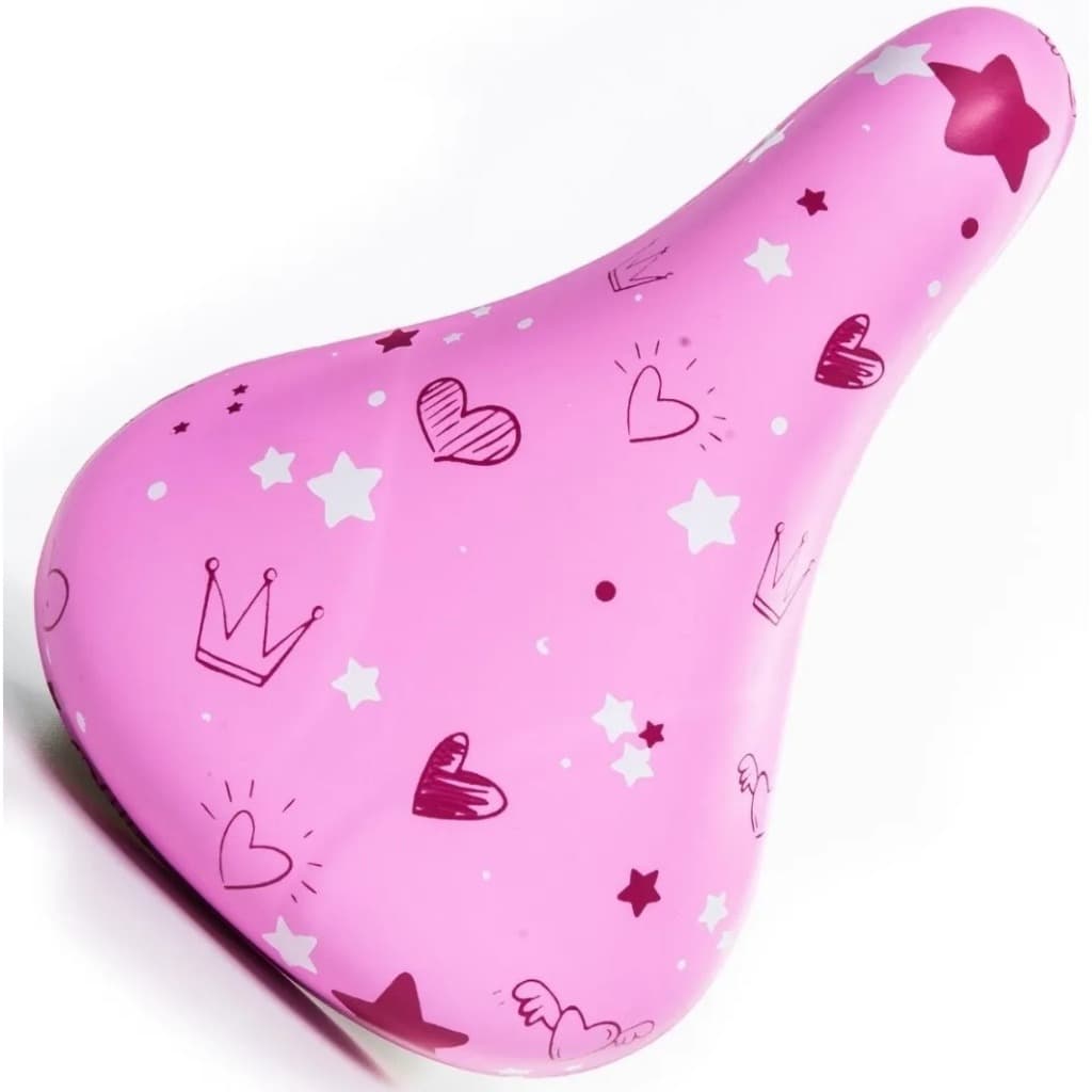 Selim Mirim Banco Bicicleta Infantil Aro 12 16 20 Princesa Rosa