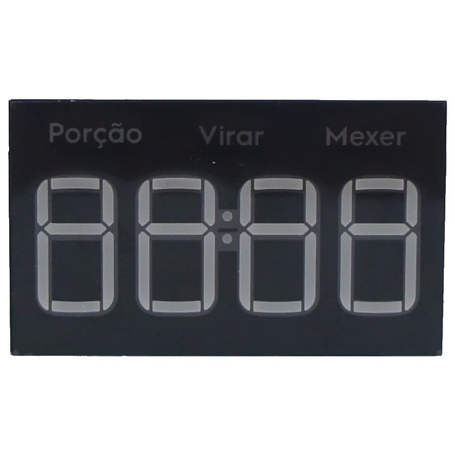 Display Led Azul Microondas Me 36b / Me36b Novo