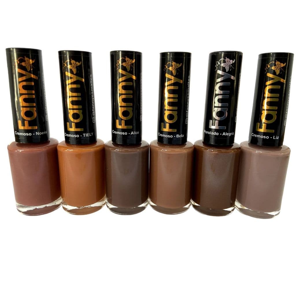 KIT ESMALTE FANNY 6 UNIDADES COLEÇÃO SOFISTICADA