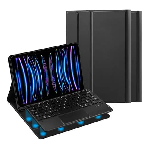 Capa Smart Keyboard + Touchpad Para iPad Geração 10.2 / 10.5