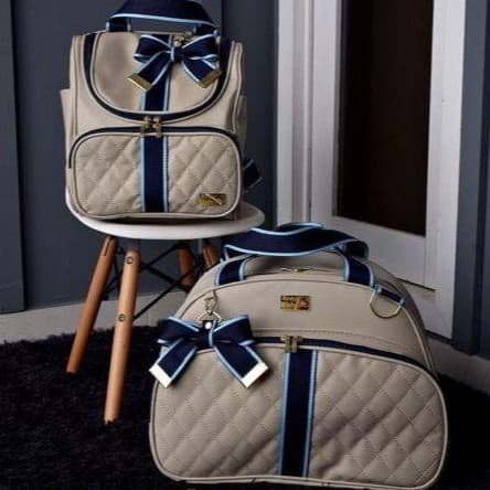 Kit Bolsa Maternidade De Luxo Premium Menina Menino Mochila Envio Imediato