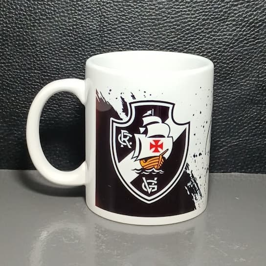 Caneca Personalizada Vasco - Caneca de Time | Caneca do Vasco Porcelana 325ml Presente Criativo Sublimação