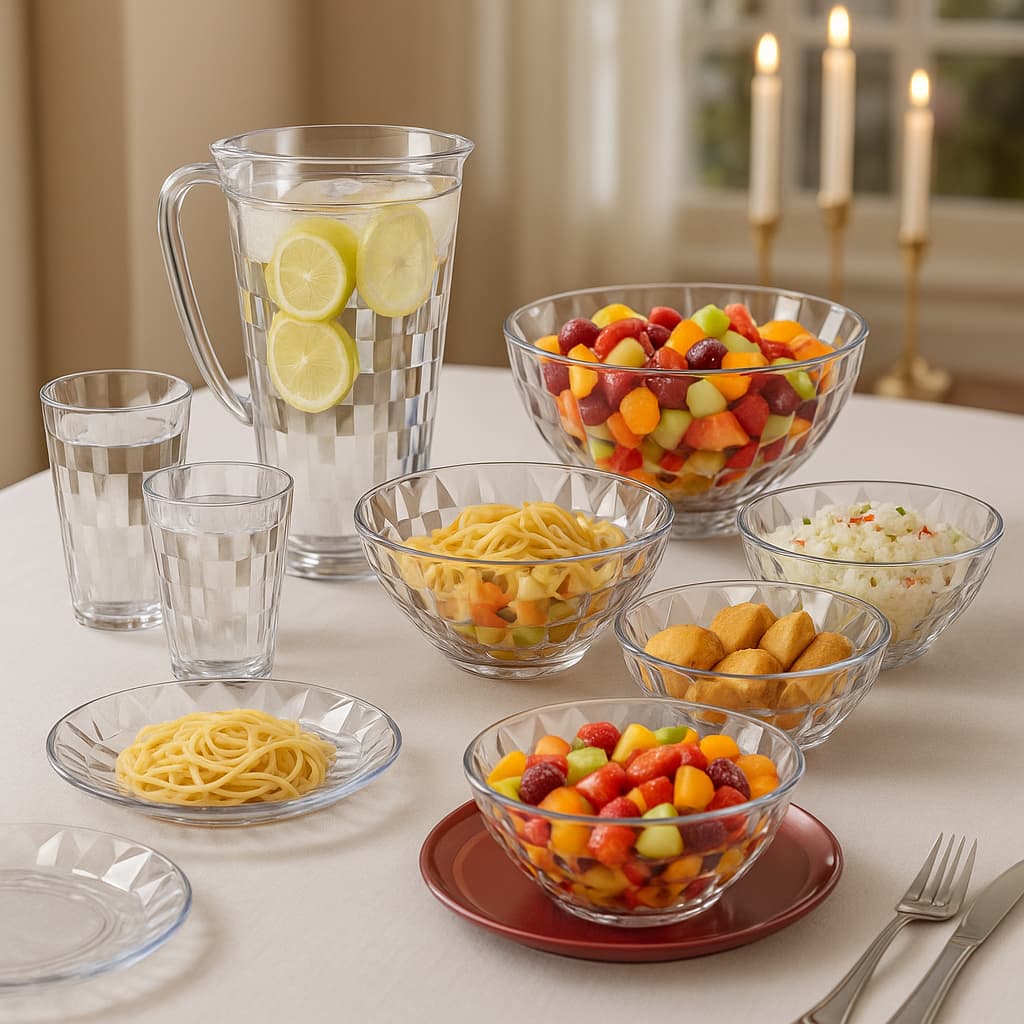 Tupperware Linha Prisma Tigela, Jarra, Copo, Prato Translucido a Escolher