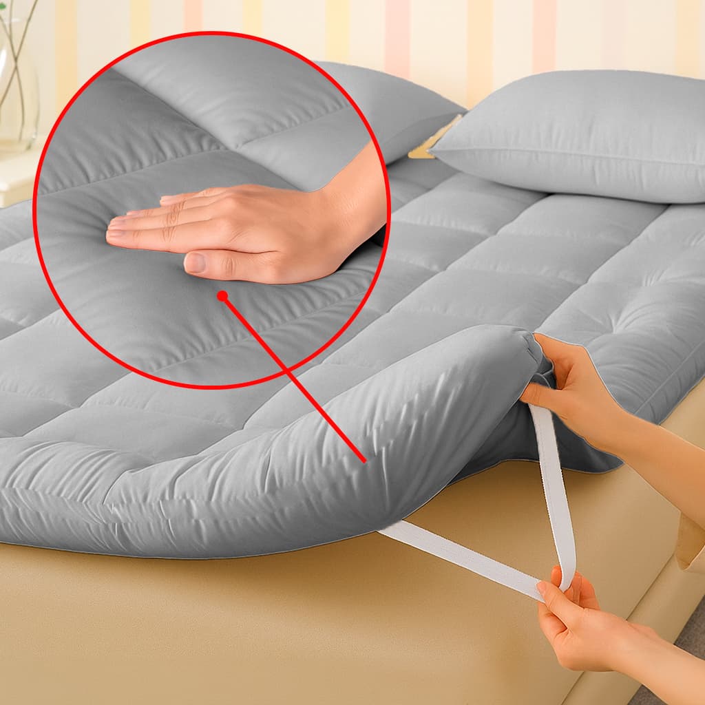 Protetor de Colchão Pillow Top Extra Macio 400 Fios Super King Queen Casal