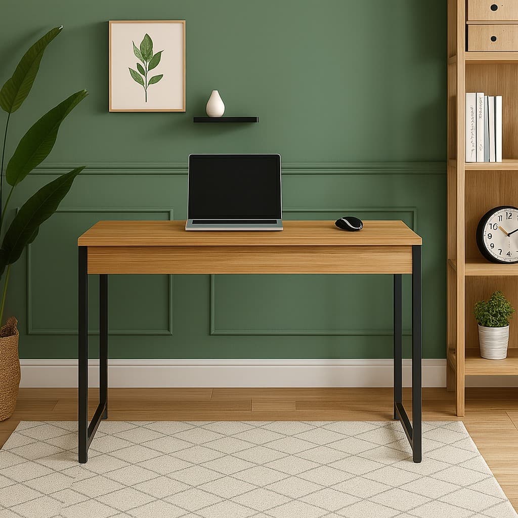 Mesa Escrivaninha Industrial Clássic em Aço Cores Disponíveis Envio Imediato