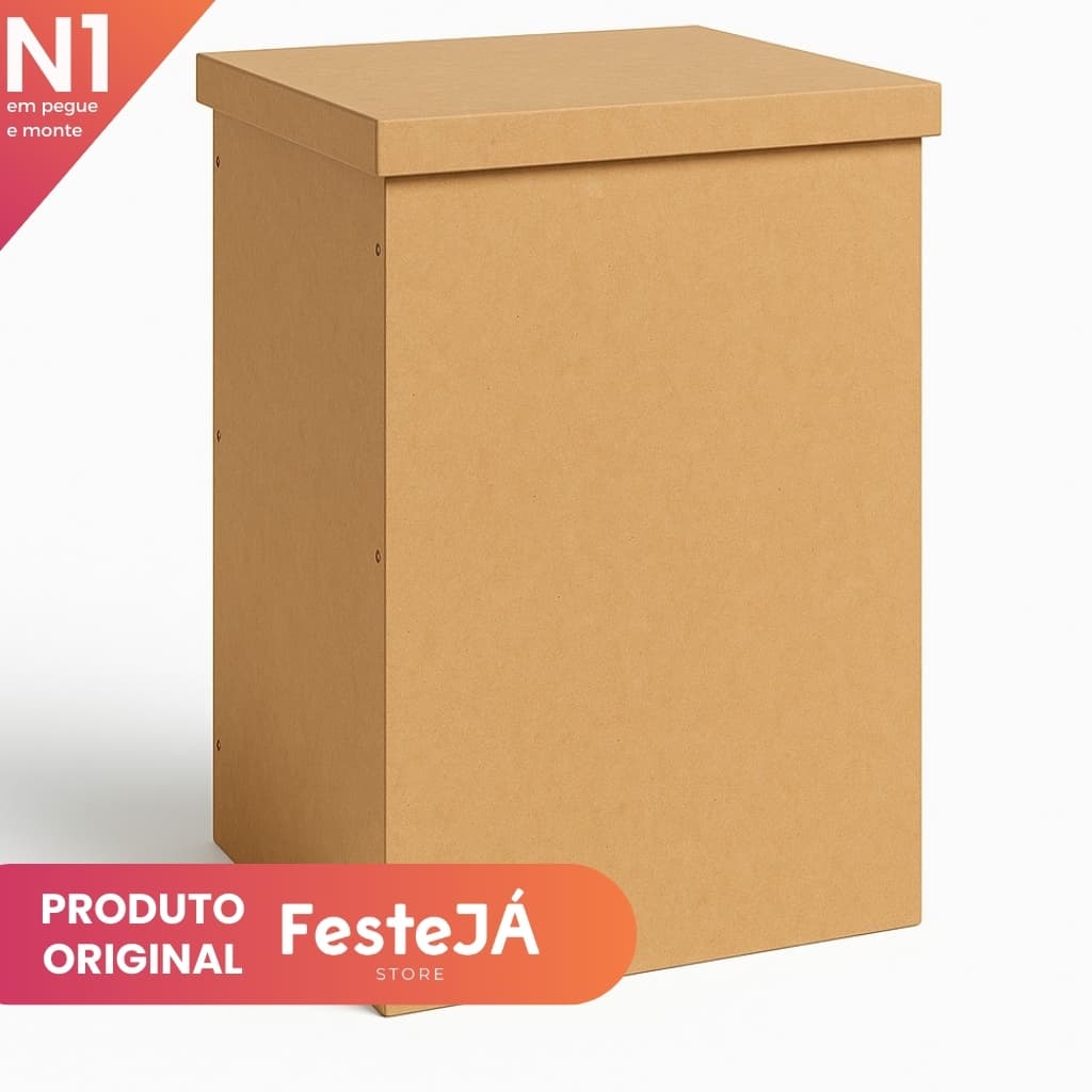 Caixa Revelação Desmontável MDF Cru Presente Surpresa Decoração Chá De Bebê Festa
