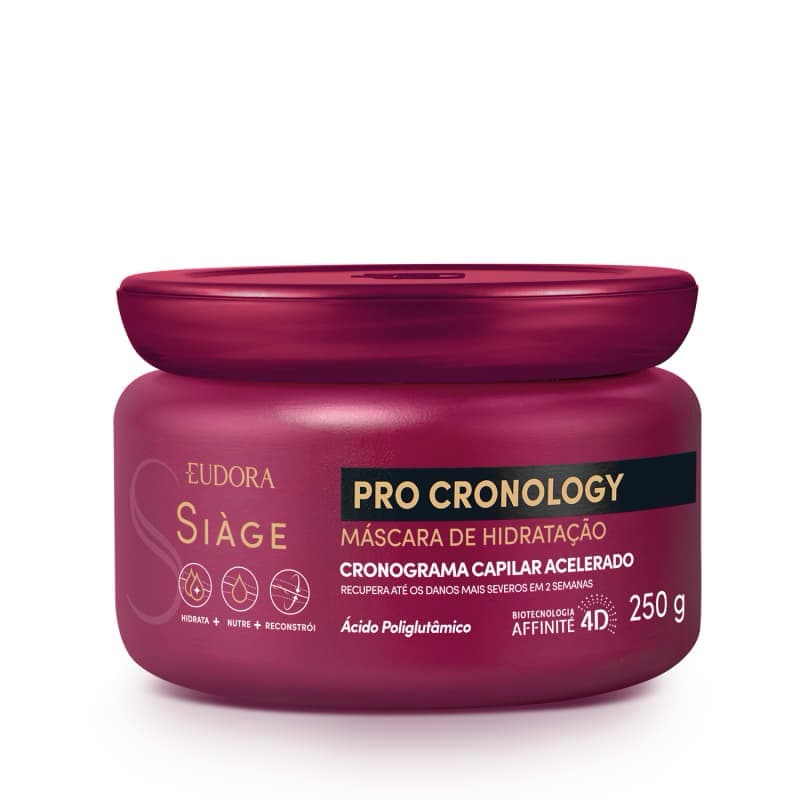 Máscara de Hidratação Siàge Pro Cronology 250G - EUDORA SIAGE