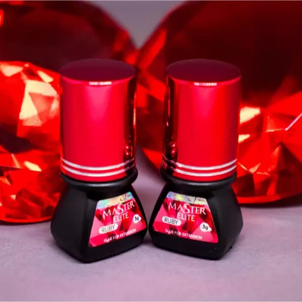 Adesivo Cola Master Elite Ruby Alongamento De Cílios 3ml