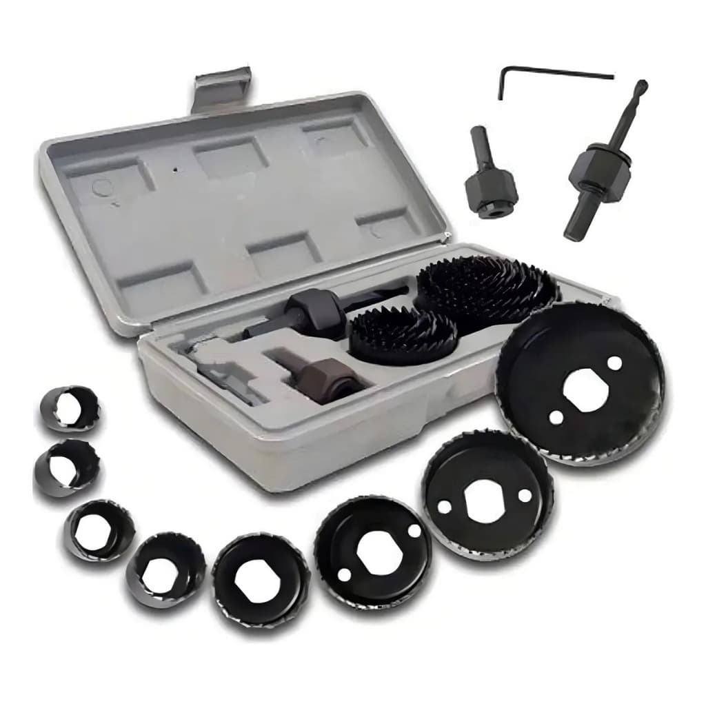 Jogo Serra Copo Profield Kit 11 Peças De Corte Para Madeira