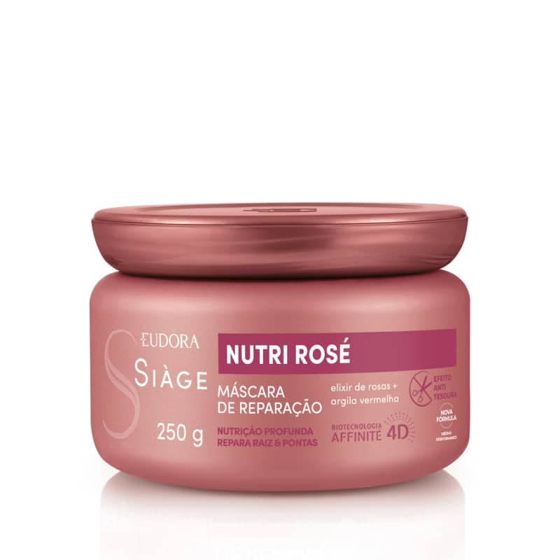 Máscara Capilar Siàge Nutri Rosé 250G - EUDORA SIAGE