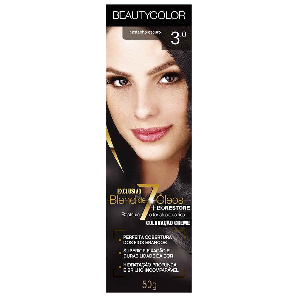 Tinta Beauty Color 3.0 Castanho Escuro