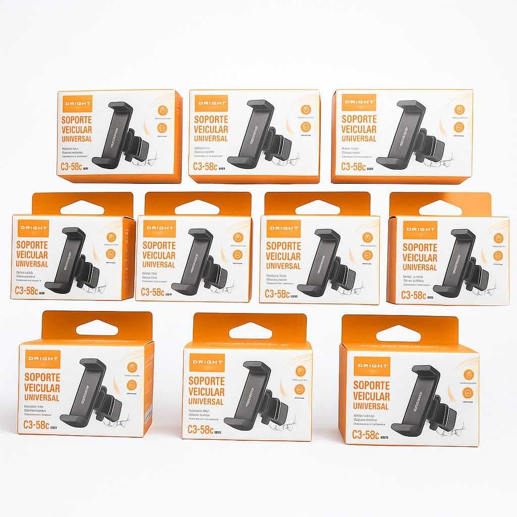 KIT 10 SUPORTE VEICULAR PARA SEU CELULAR CONECTADO NA SAIDA DO AR CONDICIONADO  ATACADO COM NOTA FISCAL