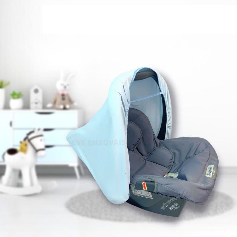 Capota Bebê Conforto Menina Menino Universal – Tecido Algodão Ajustável Proteção Sol bebe passeio